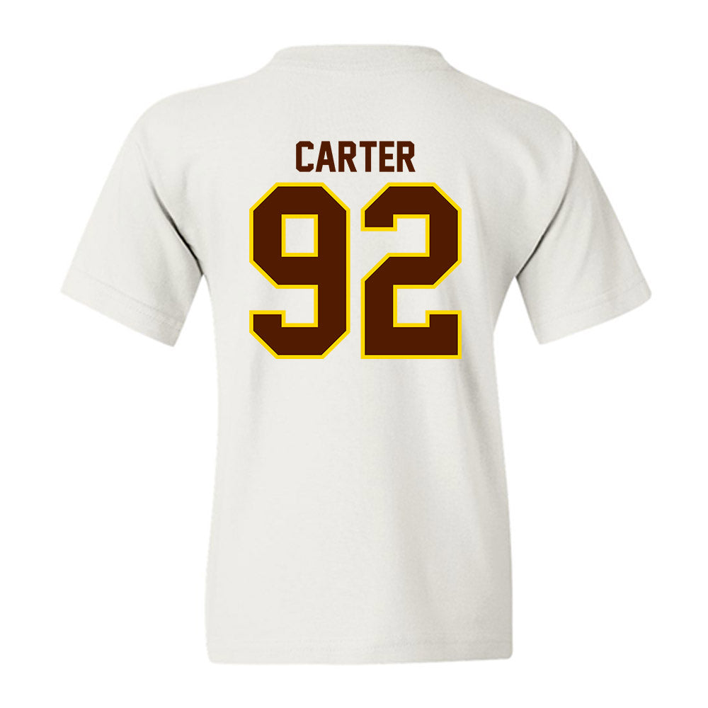 Western Michigan - NCAA Football : Gian Carter - Classic Shersey Youth T-Shirt-1