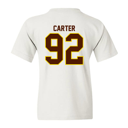 Western Michigan - NCAA Football : Gian Carter - Classic Shersey Youth T-Shirt-1