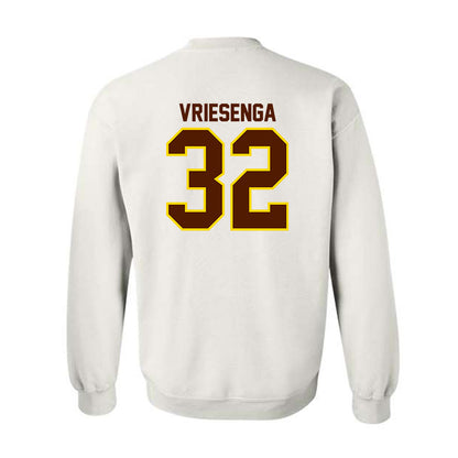 Western Michigan - NCAA Baseball : Zach Vriesenga - Classic Shersey Crewneck Sweatshirt-1