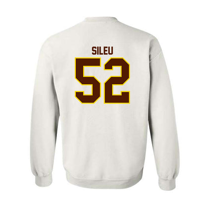 Western Michigan - NCAA Men's Basketball : Junior Sileu - Classic Shersey Crewneck Sweatshirt-1