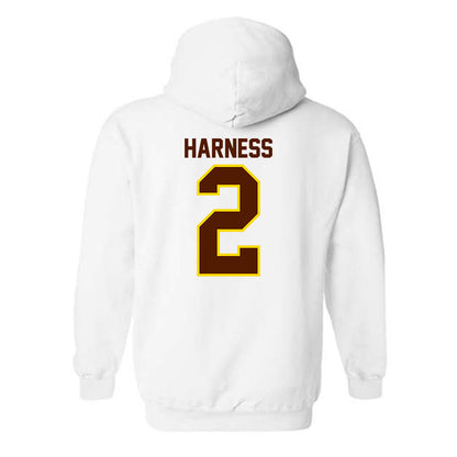 Western Michigan - NCAA Women's Basketball : Alli Harness - Classic Shersey Hooded Sweatshirt-1