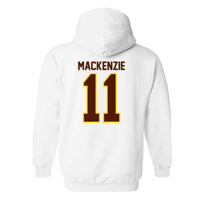 Western Michigan - NCAA Men's Ice Hockey : Tyler MacKenzie - Classic Shersey Hooded Sweatshirt-1
