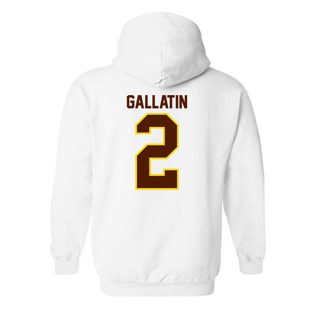 Western Michigan - NCAA Men's Ice Hockey : Grady Gallatin - Classic Shersey Hooded Sweatshirt-1