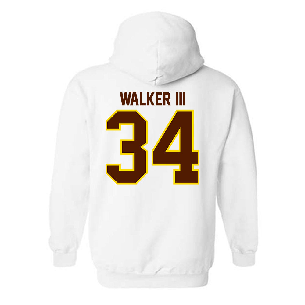 Western Michigan - NCAA Football : Versie Walker III - Classic Shersey Hooded Sweatshirt-1