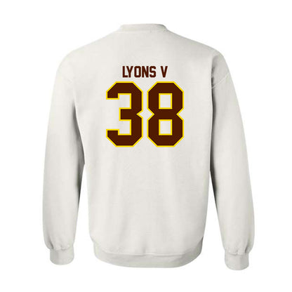 Western Michigan - NCAA Football : Spencer Lyons V - Classic Shersey Crewneck Sweatshirt-1