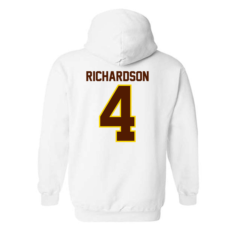 Western Michigan - NCAA Women's Basketball : DeAhna Richardson - Classic Shersey Hooded Sweatshirt-1