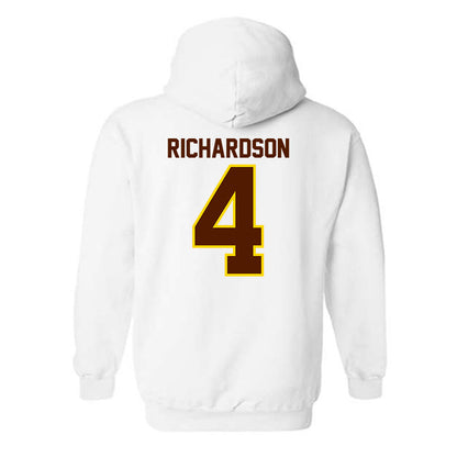 Western Michigan - NCAA Women's Basketball : DeAhna Richardson - Classic Shersey Hooded Sweatshirt-1