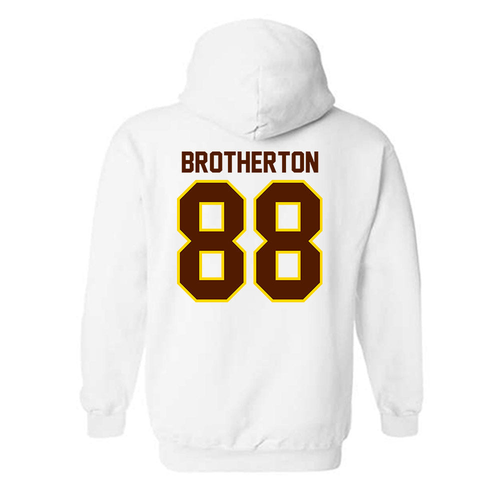 Western Michigan - NCAA Football : Ryan Brotherton - Classic Shersey Hooded Sweatshirt-1