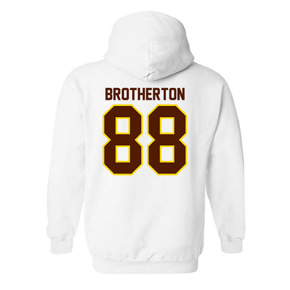 Western Michigan - NCAA Football : Ryan Brotherton - Classic Shersey Hooded Sweatshirt-1