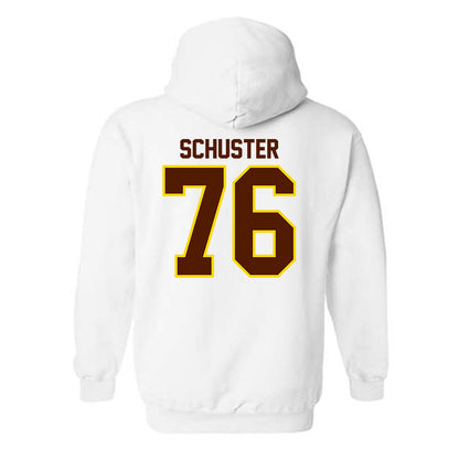 Western Michigan - NCAA Football : Chad Schuster - Classic Shersey Hooded Sweatshirt-1