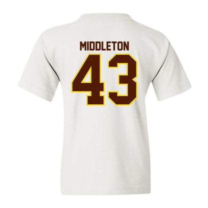Western Michigan - NCAA Baseball : Cooper Middleton - Classic Shersey Youth T-Shirt-1