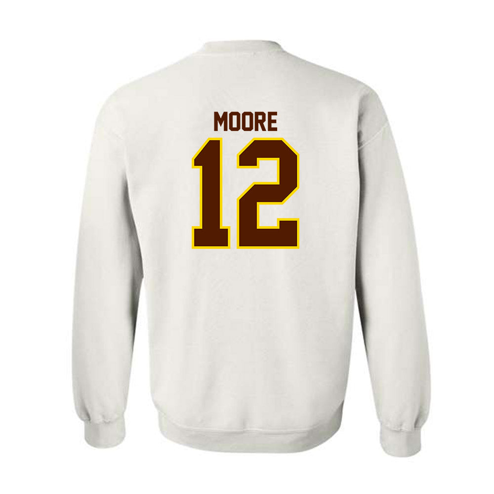 Western Michigan - NCAA Football : Dillon Moore - Classic Shersey Crewneck Sweatshirt-1