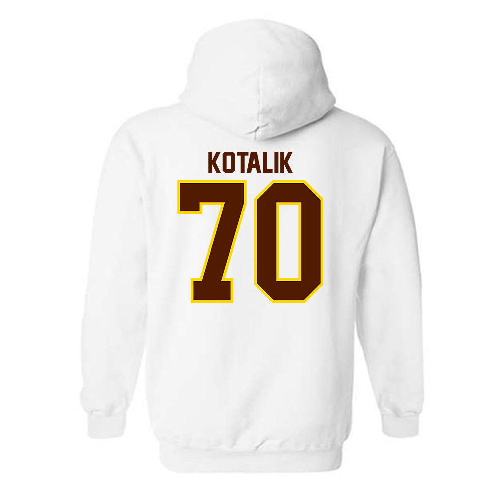 Western Michigan - NCAA Football : KJ Kotalik - Classic Shersey Hooded Sweatshirt-1