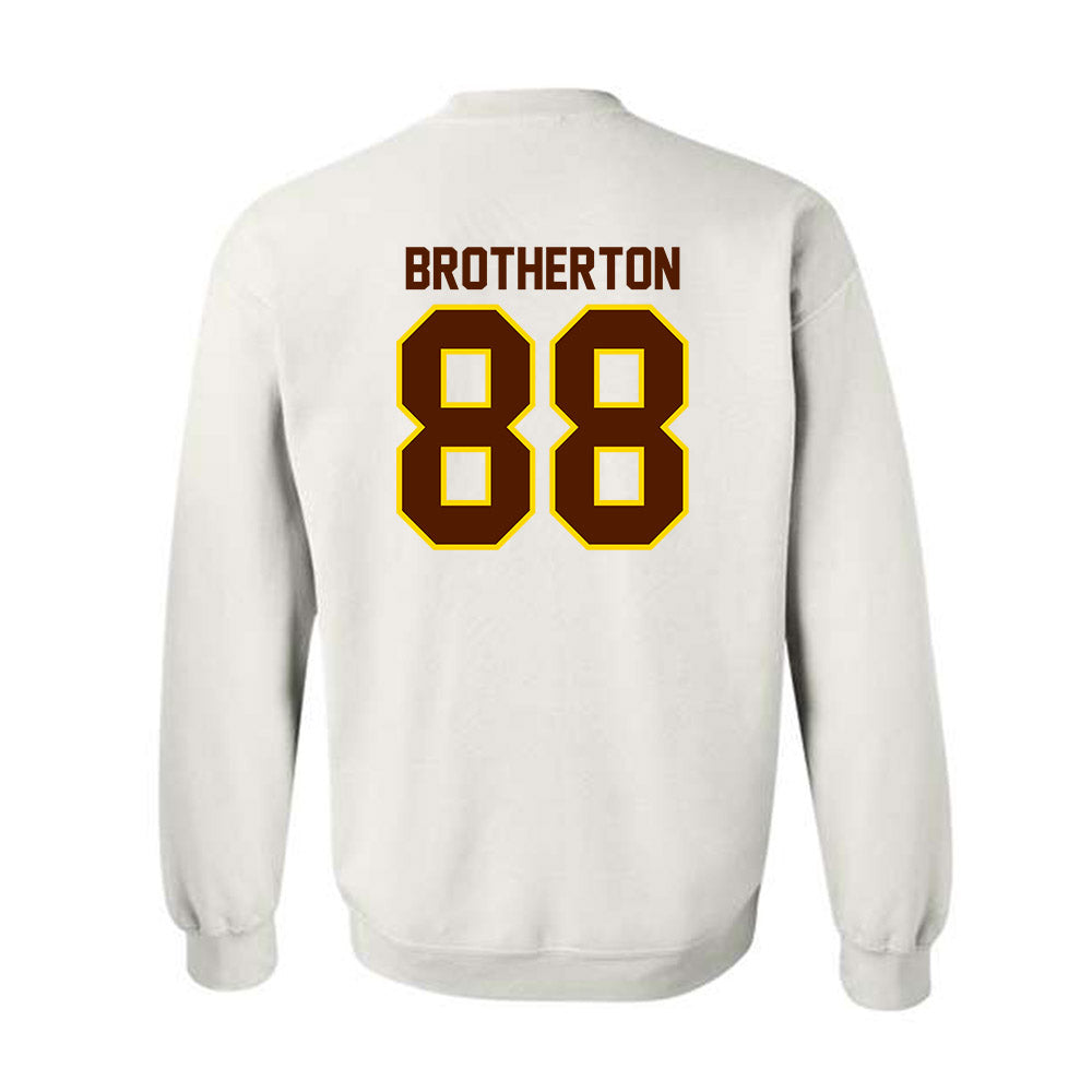 Western Michigan - NCAA Football : Ryan Brotherton - Classic Shersey Crewneck Sweatshirt-1