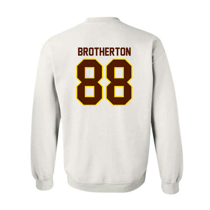 Western Michigan - NCAA Football : Ryan Brotherton - Classic Shersey Crewneck Sweatshirt-1