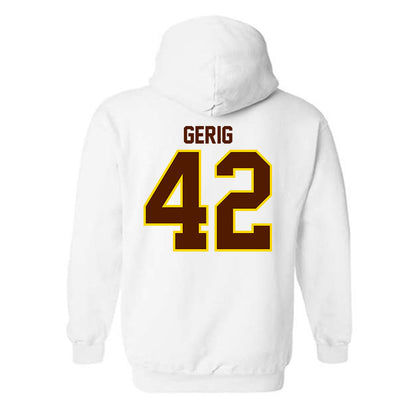 Western Michigan - NCAA Football : Will Gerig - Classic Shersey Hooded Sweatshirt-1