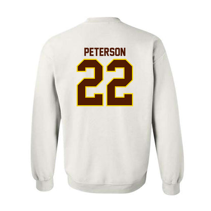 Western Michigan - NCAA Men's Basketball : Declan Peterson - Classic Shersey Crewneck Sweatshirt-1