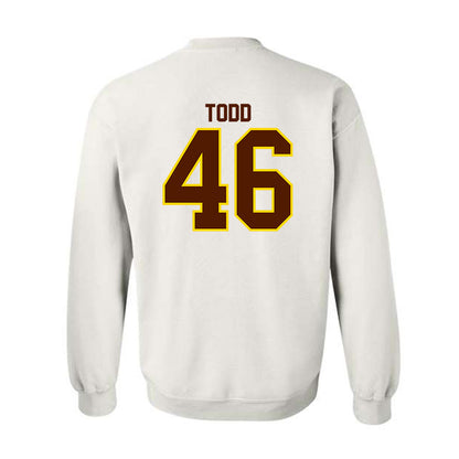 Western Michigan - NCAA Football : RJ Todd - Classic Shersey Crewneck Sweatshirt-1
