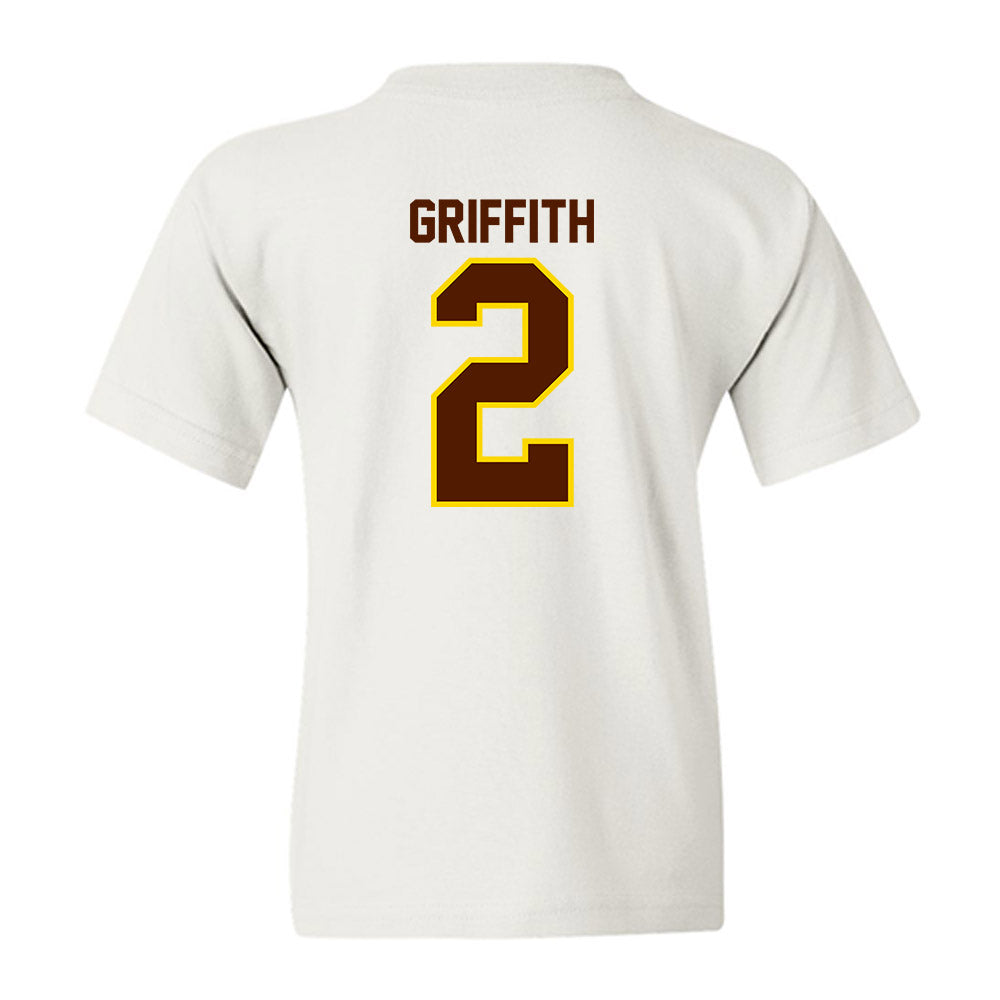 Western Michigan - NCAA Men's Basketball : Jalen Griffith - Classic Shersey Youth T-Shirt-1