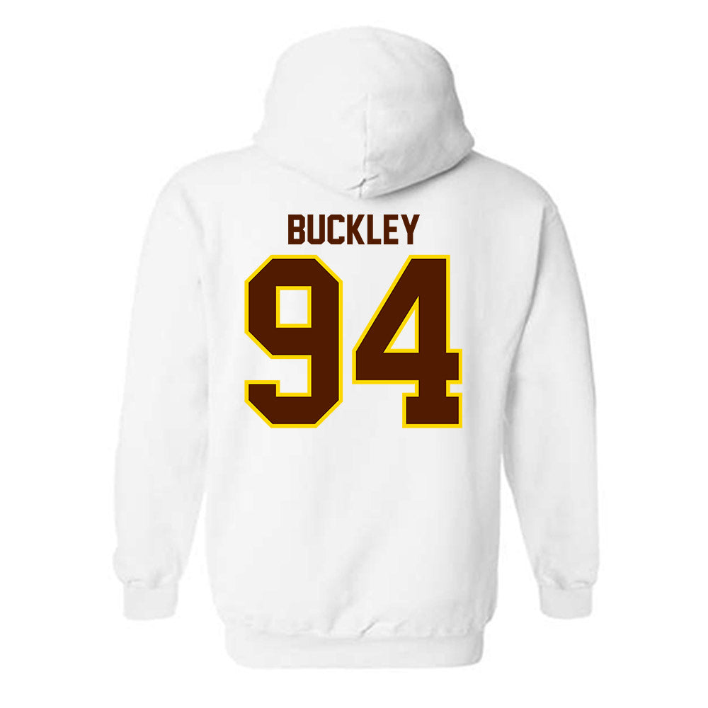 Western Michigan - NCAA Football : Jordan Buckley - Classic Shersey Hooded Sweatshirt-1