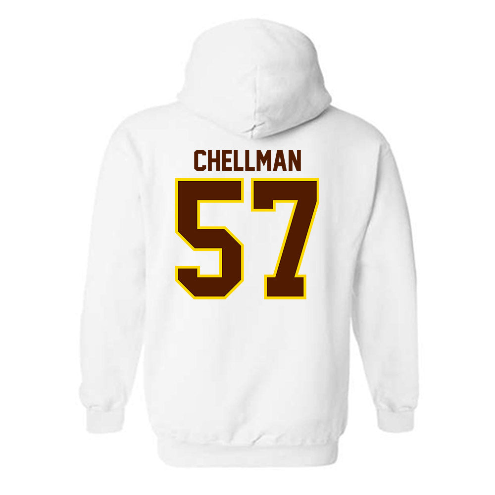 Western Michigan - NCAA Football : Jake Chellman - Classic Shersey Hooded Sweatshirt-1