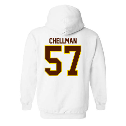 Western Michigan - NCAA Football : Jake Chellman - Classic Shersey Hooded Sweatshirt-1
