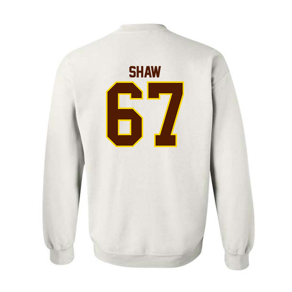 Western Michigan - NCAA Football : Trevor Shaw - Classic Shersey Crewneck Sweatshirt-1