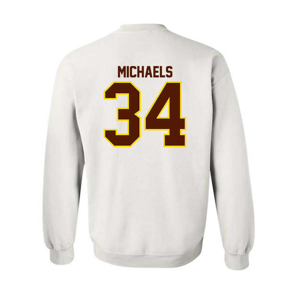Western Michigan - NCAA Men's Ice Hockey : Owen Michaels - Classic Shersey Crewneck Sweatshirt-1