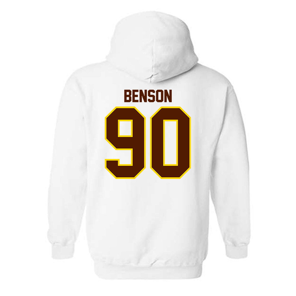 Western Michigan - NCAA Football : Jori Benson - Classic Shersey Hooded Sweatshirt-1