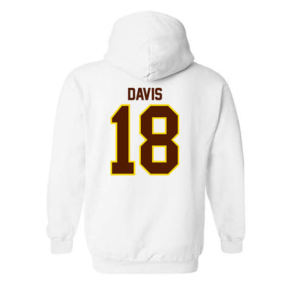 Western Michigan - NCAA Football : Micah Davis - Classic Shersey Hooded Sweatshirt-1
