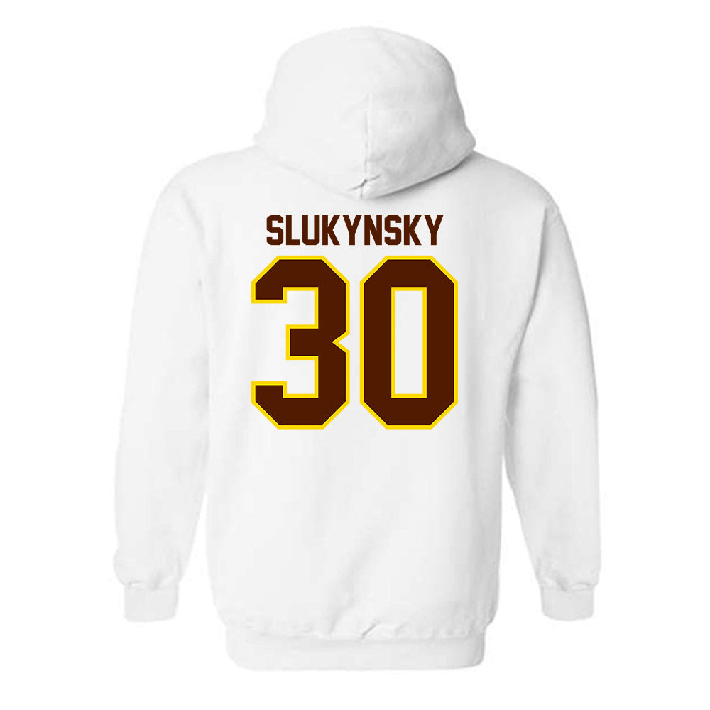 Western Michigan - NCAA Men's Ice Hockey : Hampton Slukynsky - Classic Shersey Hooded Sweatshirt-1