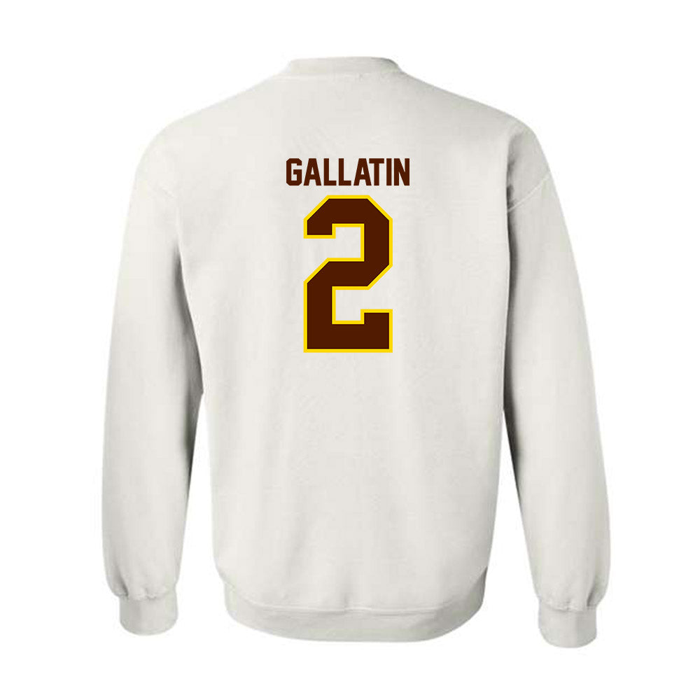 Western Michigan - NCAA Men's Ice Hockey : Grady Gallatin - Classic Shersey Crewneck Sweatshirt-1