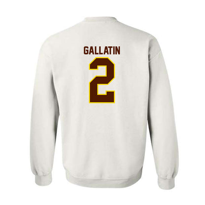 Western Michigan - NCAA Men's Ice Hockey : Grady Gallatin - Classic Shersey Crewneck Sweatshirt-1