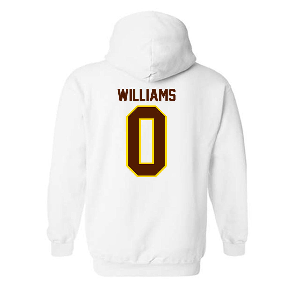 Western Michigan - NCAA Football : Talique Williams - Classic Shersey Hooded Sweatshirt-1