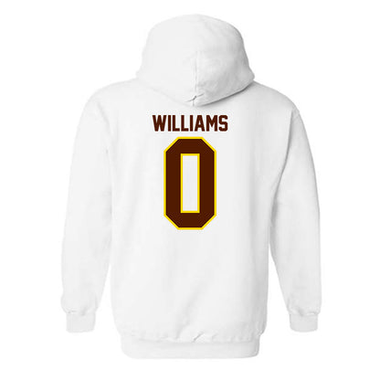 Western Michigan - NCAA Football : Talique Williams - Classic Shersey Hooded Sweatshirt-1