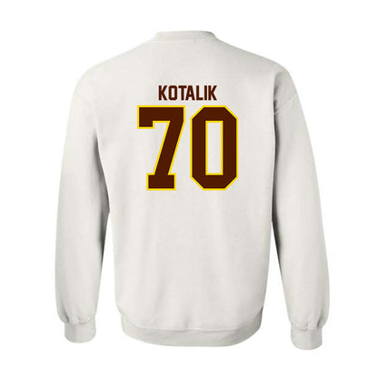 Western Michigan - NCAA Football : KJ Kotalik - Classic Shersey Crewneck Sweatshirt-1