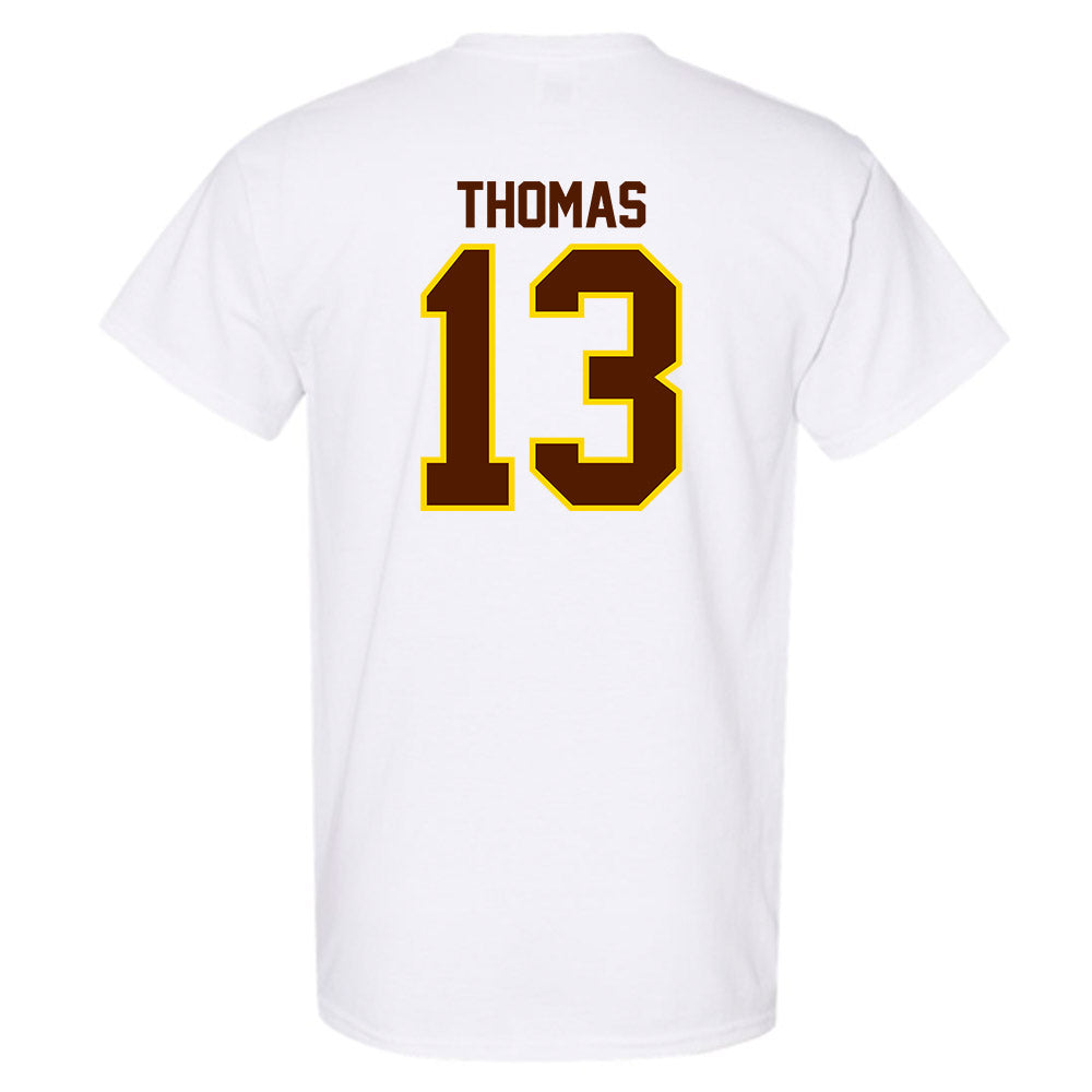 Western Michigan - NCAA Football : Jordon Thomas - Classic Shersey T-Shirt-1