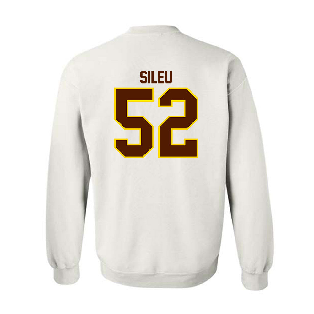 Western Michigan - NCAA Men's Basketball : Junior Sileu - Classic Shersey Crewneck Sweatshirt-1