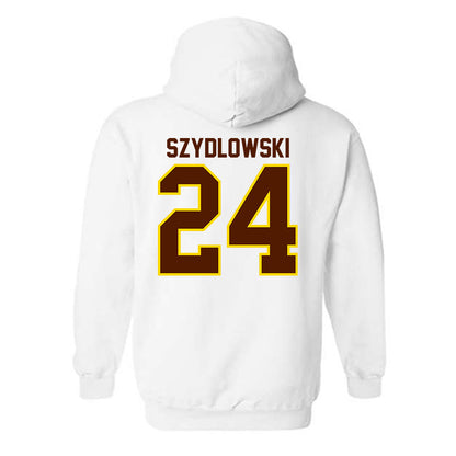 Western Michigan - NCAA Men's Ice Hockey : Garrett Szydlowski - Classic Shersey Hooded Sweatshirt-1