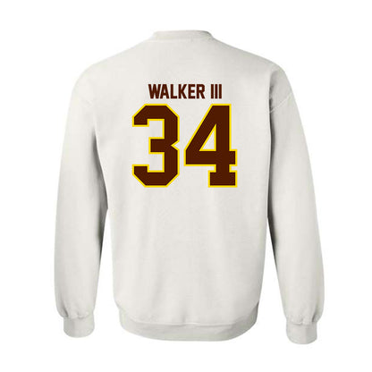 Western Michigan - NCAA Football : Versie Walker III - Classic Shersey Crewneck Sweatshirt-1