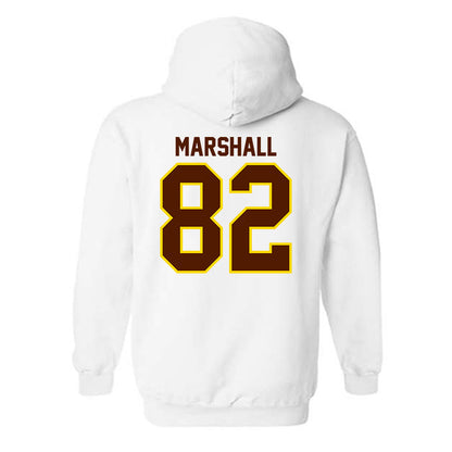 Western Michigan - NCAA Football : Terence Marshall - Classic Shersey Hooded Sweatshirt-1