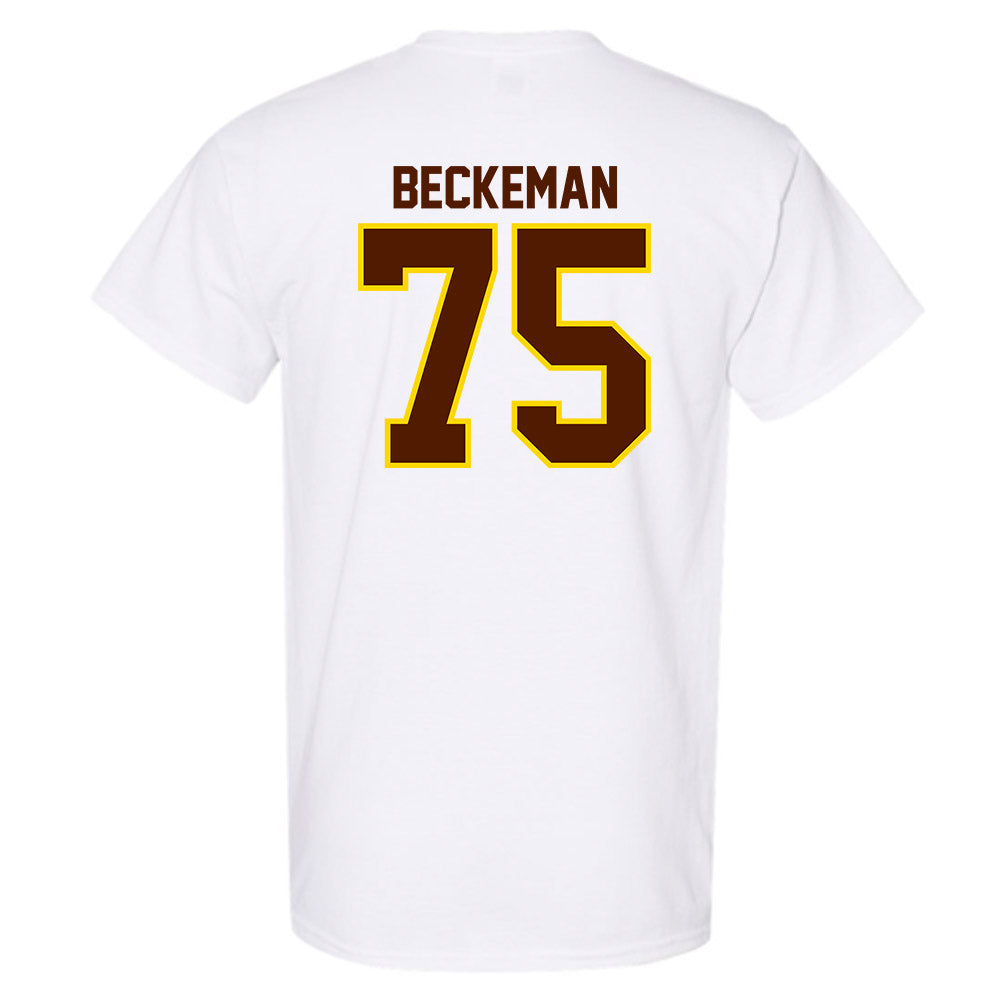 Western Michigan - NCAA Football : Spencer Beckeman - Classic Shersey T-Shirt-1