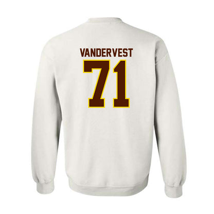 Western Michigan - NCAA Football : Adam Vandervest - Classic Shersey Crewneck Sweatshirt-1