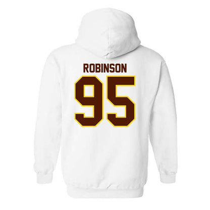 Western Michigan - NCAA Football : DeShawn Robinson - Classic Shersey Hooded Sweatshirt-1