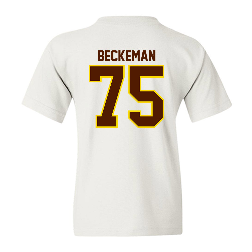 Western Michigan - NCAA Football : Spencer Beckeman - Classic Shersey Youth T-Shirt-1