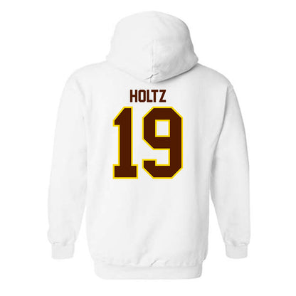 Western Michigan - NCAA Football : Vance Holtz - Classic Shersey Hooded Sweatshirt-1