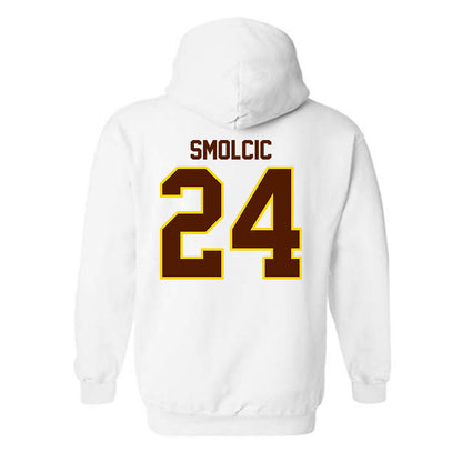 Western Michigan - NCAA Men's Soccer : Adam Smolcic - Classic Shersey Hooded Sweatshirt-1