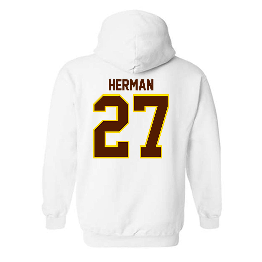 Western Michigan - NCAA Softball : Hannah Herman - Classic Shersey Hooded Sweatshirt-1