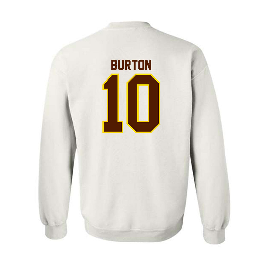 Western Michigan - NCAA Men's Basketball : Max Burton - Classic Shersey Crewneck Sweatshirt-1
