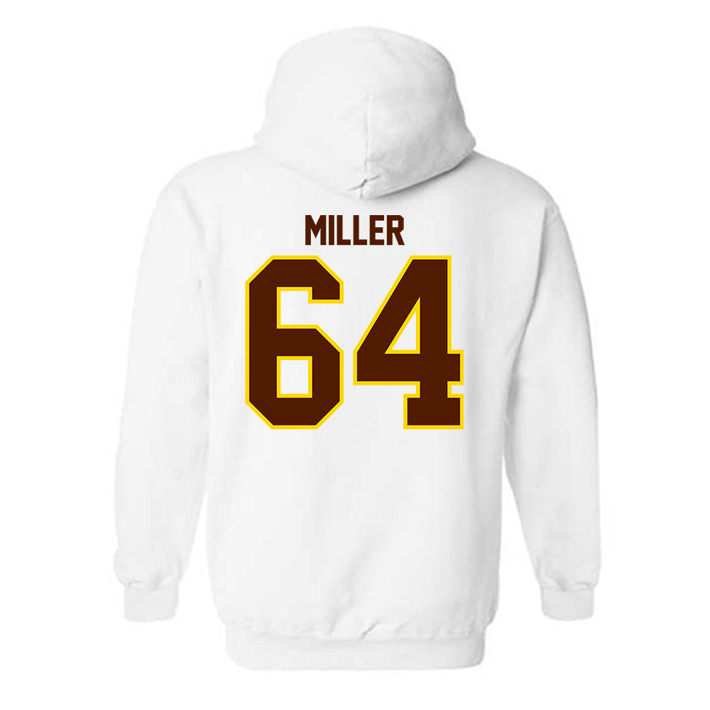 Western Michigan - NCAA Football : Nolan Miller - Classic Shersey Hooded Sweatshirt-1